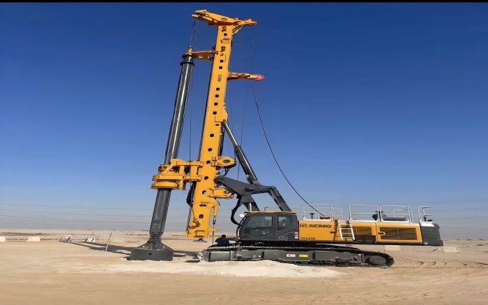 提速中東房建！徐工旋挖鉆機單日累計進尺200m