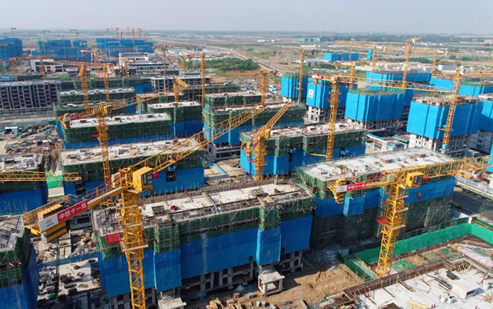 徐工塔機助力雄安新區市場化項目跑出加速度