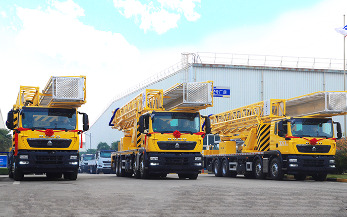 實用為王，破解路橋檢測難題！ 徐工橋梁檢測車批量啟程西部